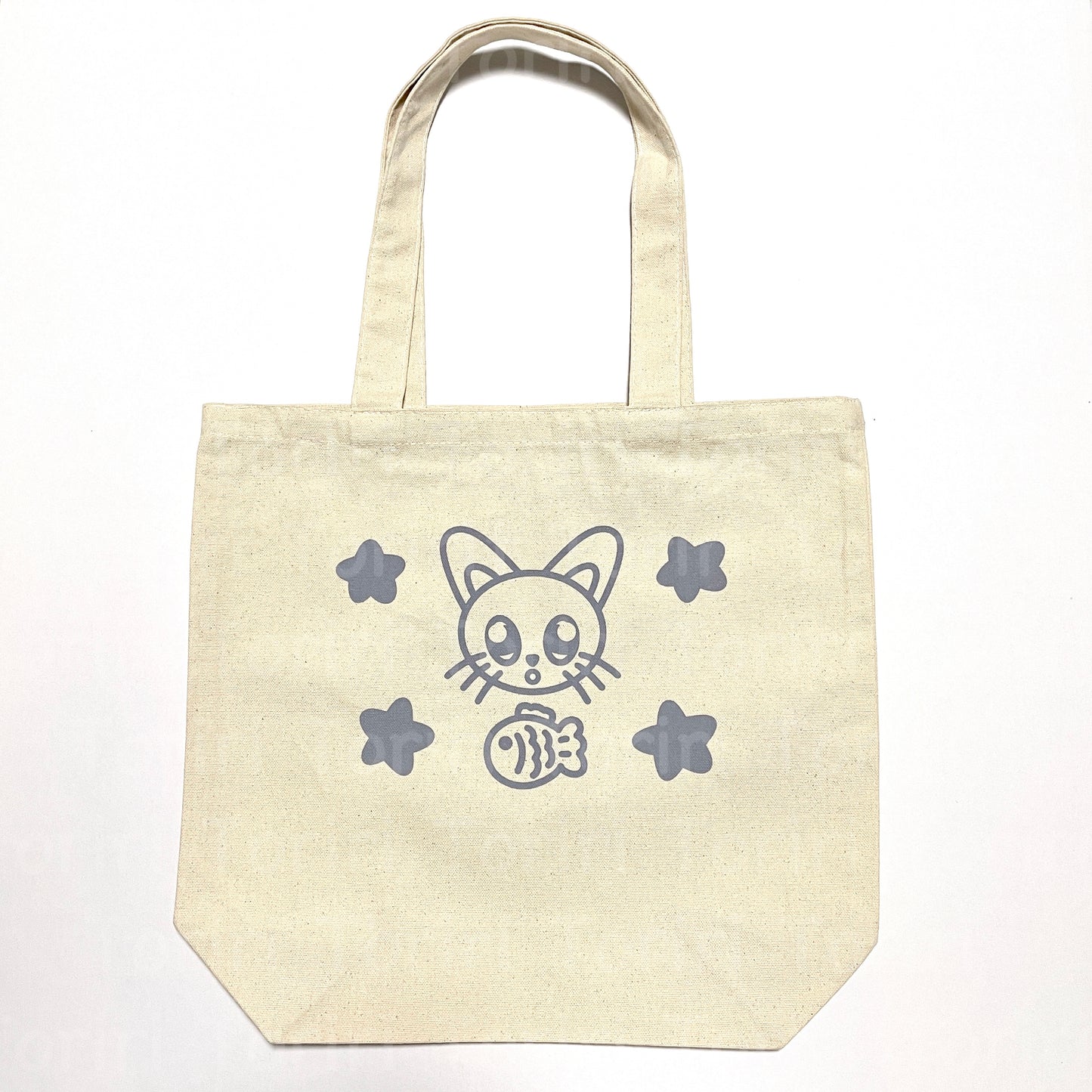 Silver Cotton Tote Bag (ST-001)